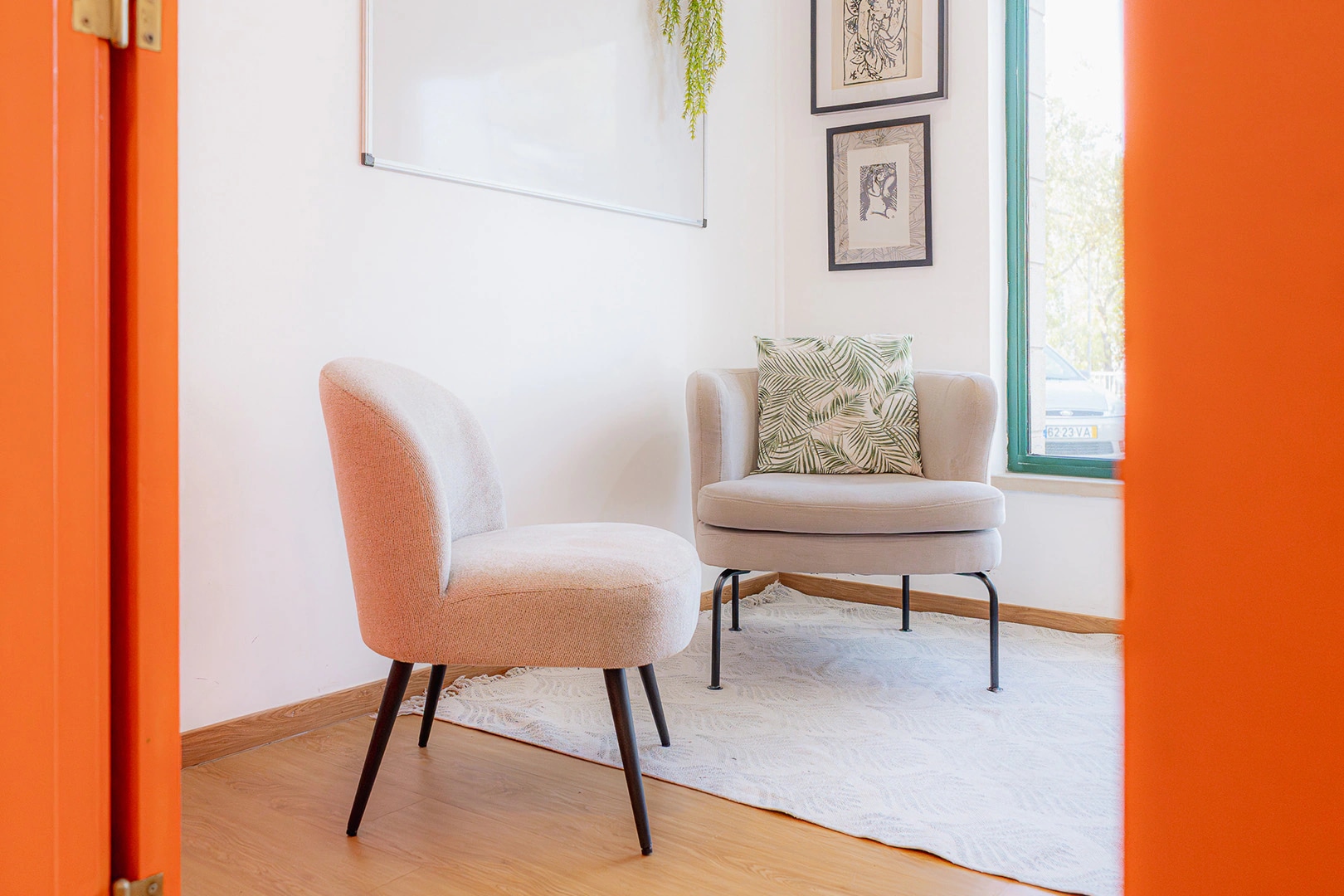 Espaço de conversa na Quinta das Conchas